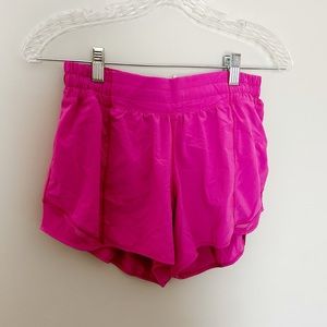 Lululemon Bubblegum Pink 4 inch Hotty Hot Shorts